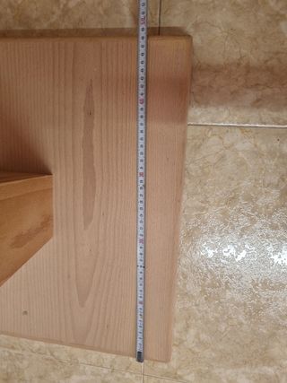 Pie de mesa madera haya, sin pintar
