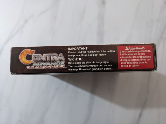 Contra o GBA Avançada (Konami)