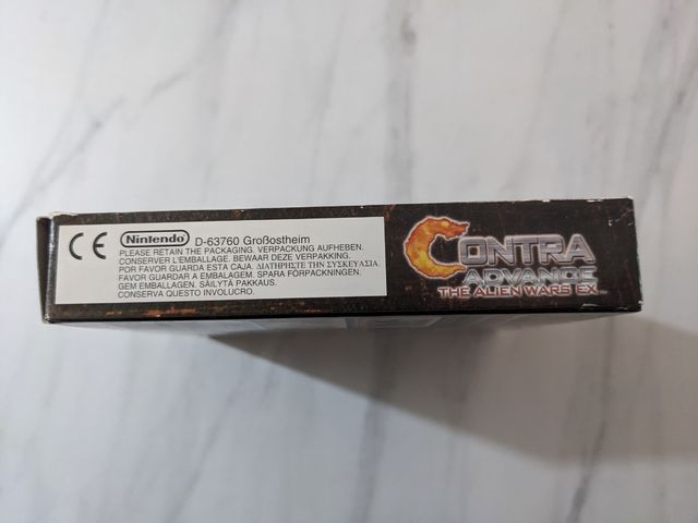 Contra o GBA Avançada (Konami)