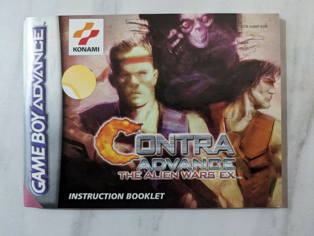 Contra o GBA Avançada (Konami)