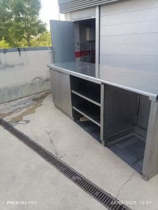 Banco trabajo acero inoxidable