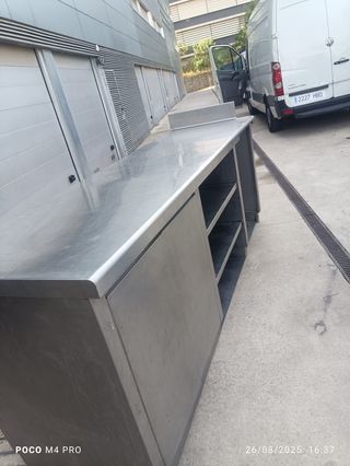 Banco trabajo acero inoxidable