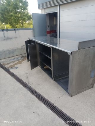 Banco trabajo acero inoxidable