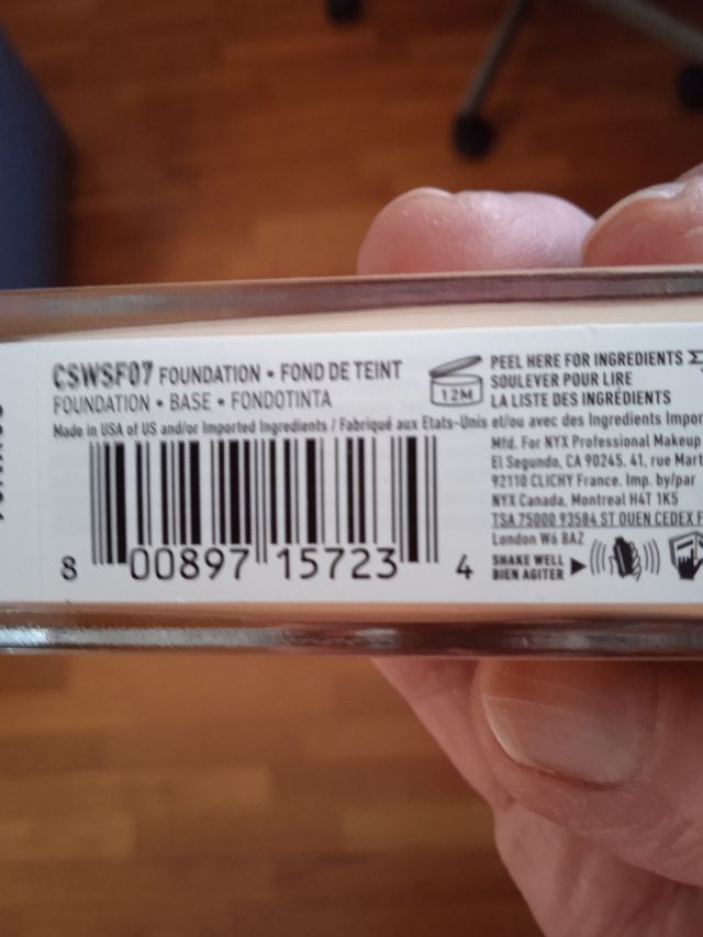 Base NYX Can't Stop Beige