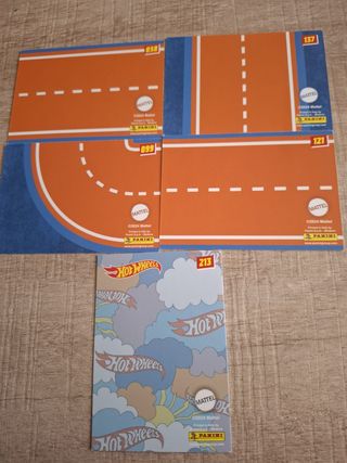 Lote n4 cromos Hot Wheels para María F.