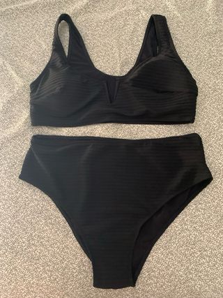 Bikini SHEIN Curve negro - Talla 2XL