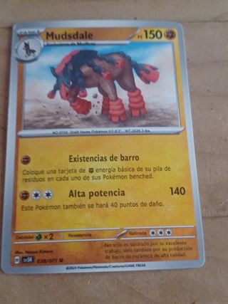 Carta Pokémon Mudsdale - Nueva
