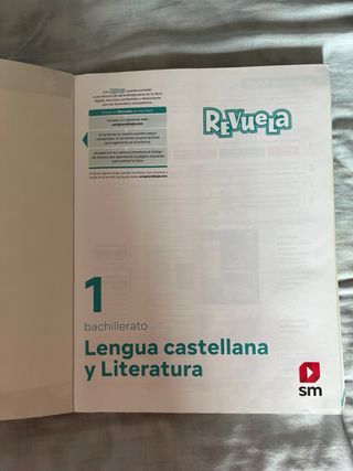 Libro de lengua 1 bachiller revuela