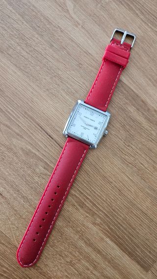 Reloj Roberto Torretta - Correa Roja - como nuevo 
