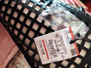 Botines Zara negros rejilla - 40