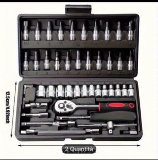 Set Chiavi Bussole Meccaniche 46pz