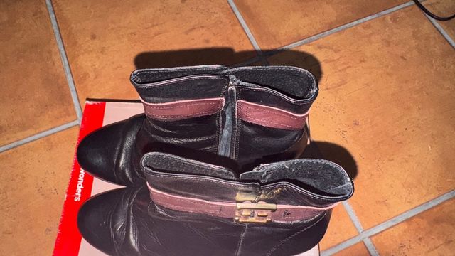 Botas tacón mujer negras marrones