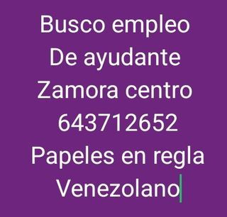 Busco trabajo..activo