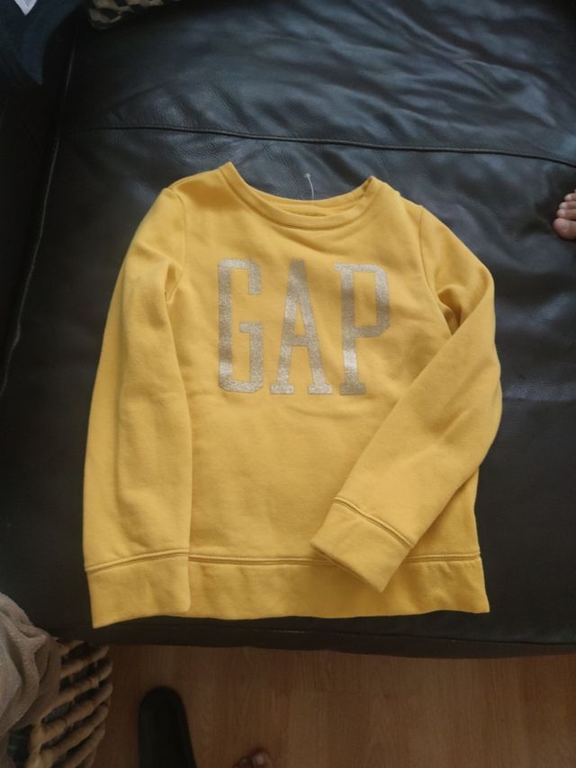 Gap Sudaderas Amarillas Sudadera Amarilla Gap Niña De Segunda Mano