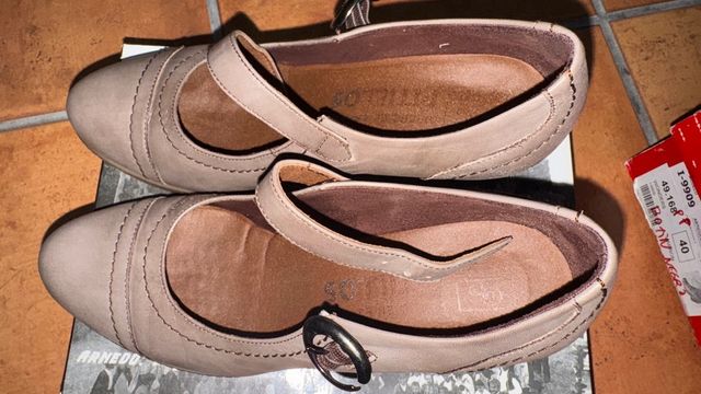 Tacones PASODOBLE beige, talla 40