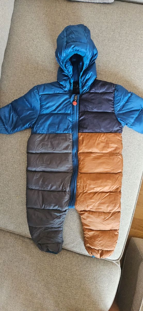 Mono polar bebé - Azul, marrón