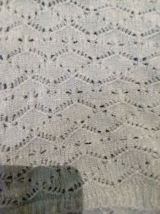 Top crochet turquesa