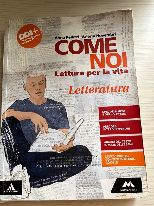 Libro scolastico usato: Come Noi letteratura