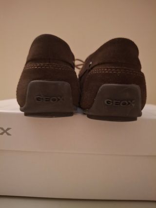 Mocasines Geox marrón hombre
