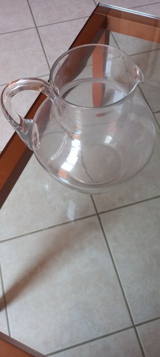 Brocca vetro trasparente