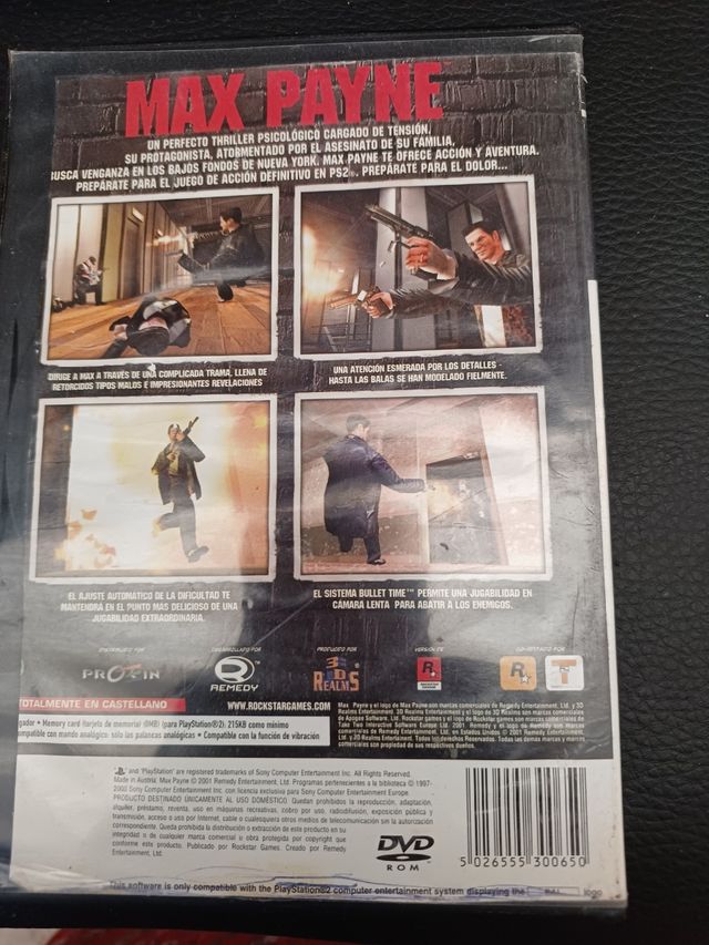 Max Payne PS2 PAL