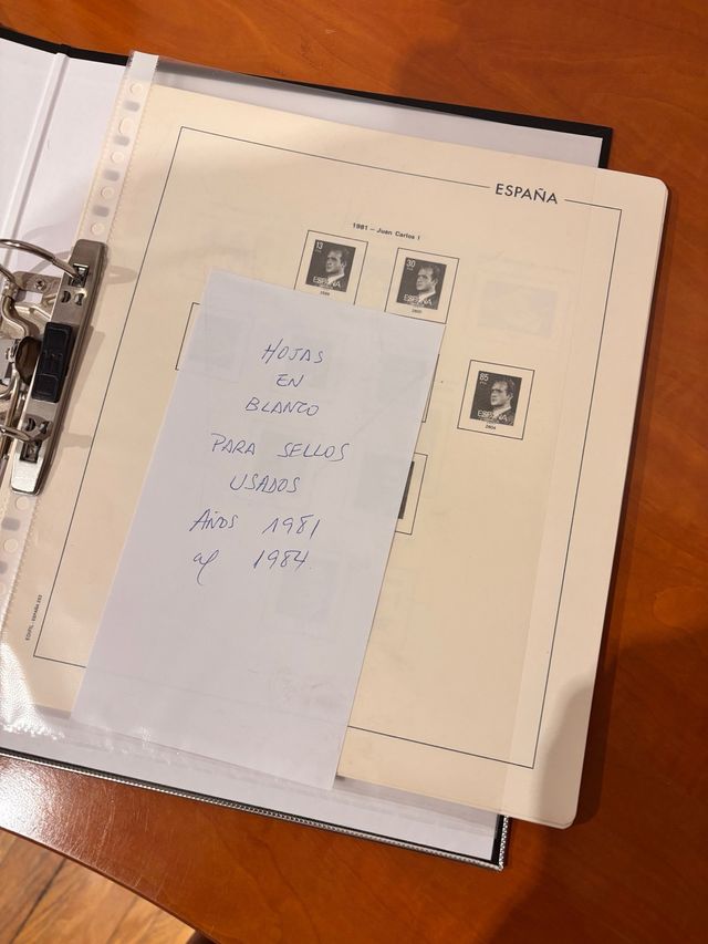 Álbum Filatélico España 1981-84