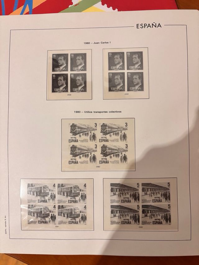 Álbum Filatélico España 1981-84