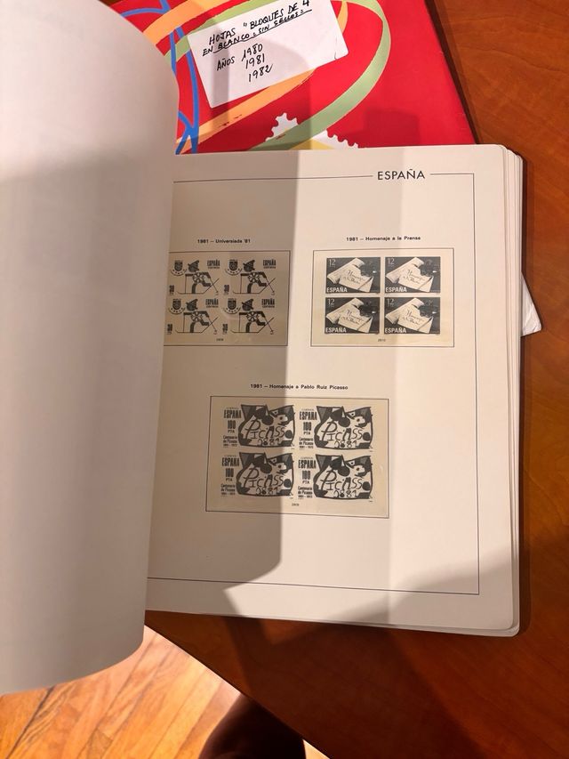 Álbum Filatélico España 1981-84