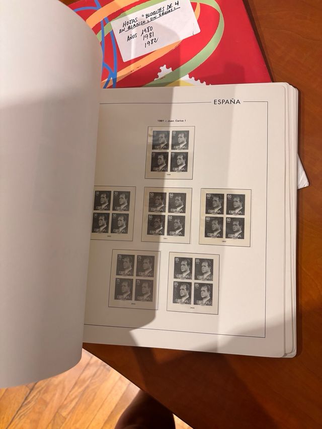 Álbum Filatélico España 1981-84
