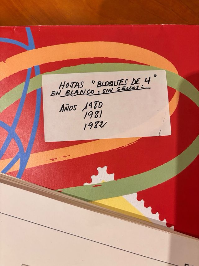 Álbum Filatélico España 1981-84