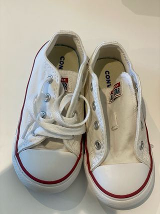 Converse blancas talla 24