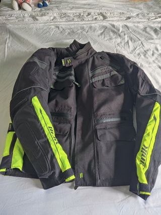 Chaqueta moto Unik negra c/protecciones