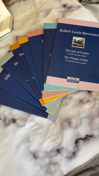 Pack de 8 libros Español-Inglés 