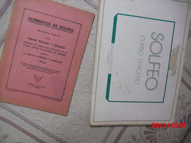 LIBROS MUSICA PARTITURAS X 10€ CADA FOTO 50€ TODAS