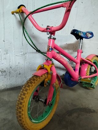 Bicicleta infantil minney mouse