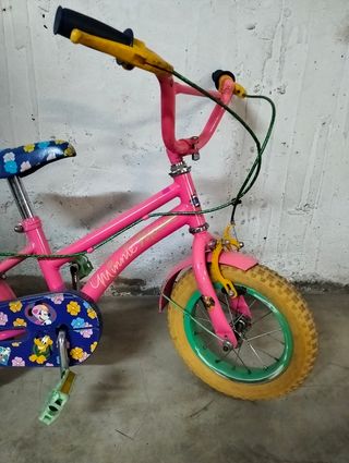 Bicicleta infantil minney mouse