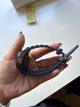 Reloj Fossil azul - Pulsera silicona Sin pila 