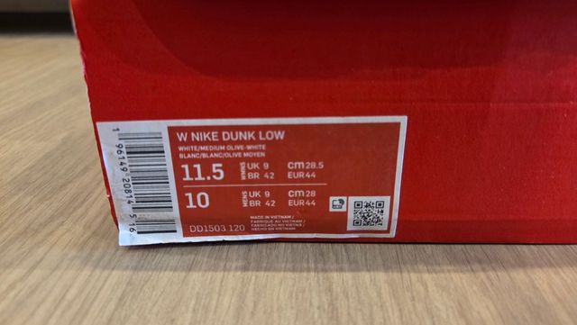 Nike Dunk Low - Verde Oliva 44