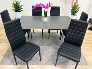 Juego Comedor + 6 Sillas - Moderno