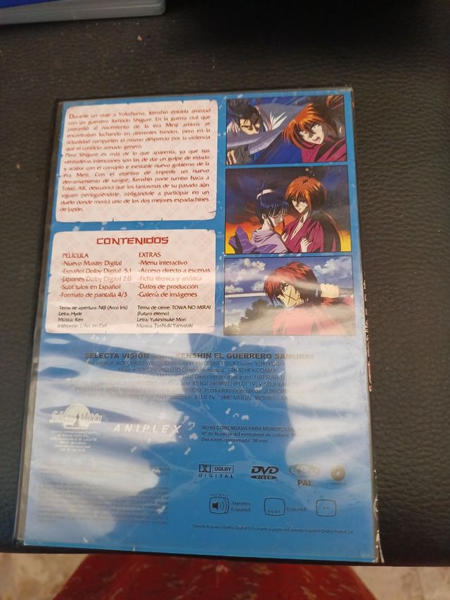 DVD Kenshin: El Guerrero Samurai