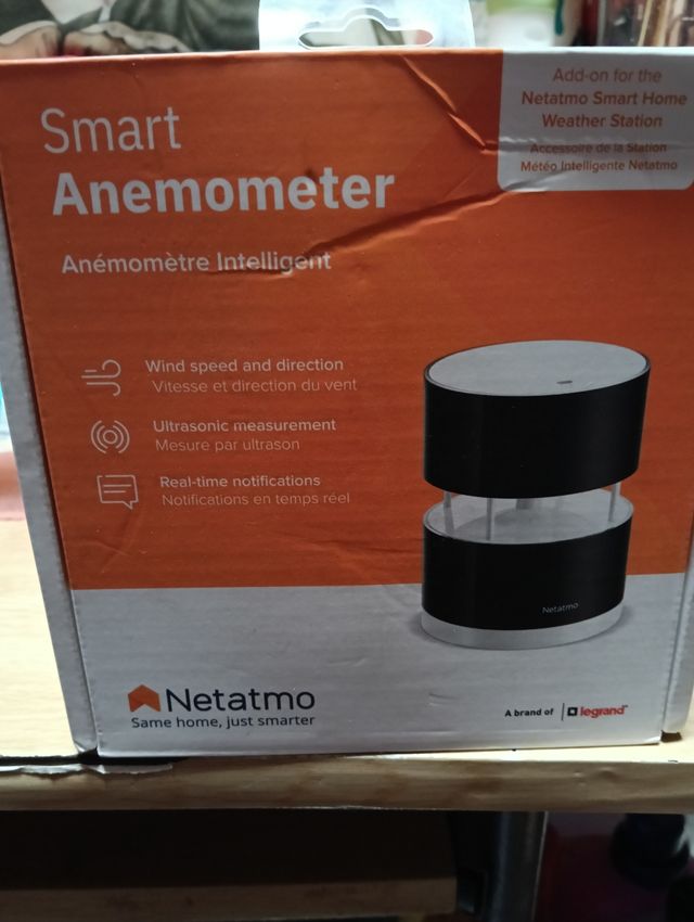 Anemómetro inteligente Netatmo