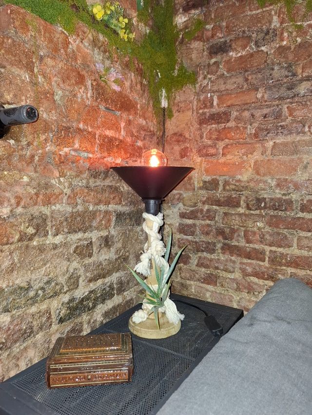 Lámpara estilo rústico