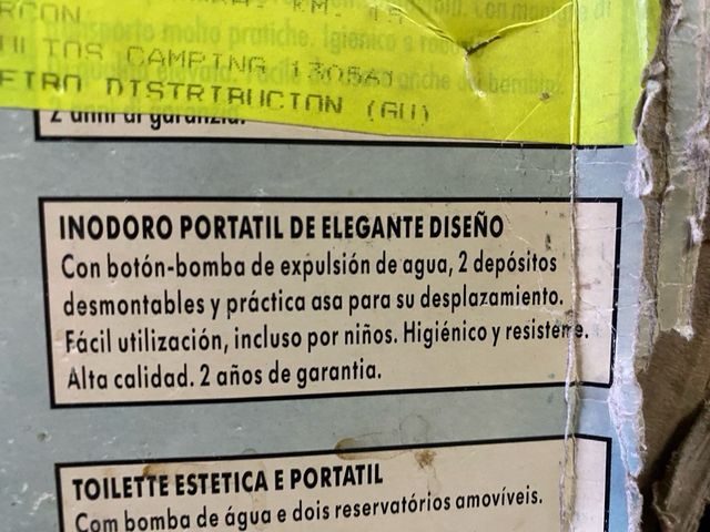 WC químico portátil EuroWC