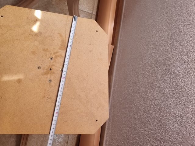 Pie mesa en madera de haya