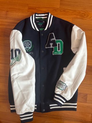 Giacca Varsity L Blu/Bianca