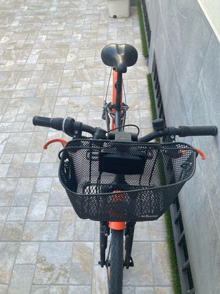 Bicicleta paseo 24" naranja