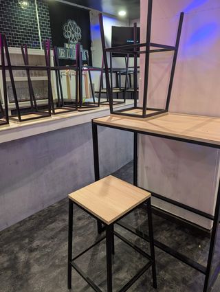 Set mesas y sillas bar