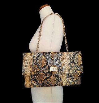 Bolso pitón multicolor | Cadena dorada