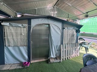 Caravana fija camping