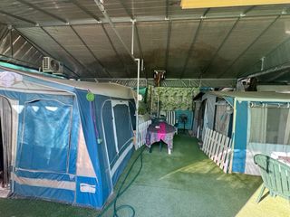 Caravana fija camping